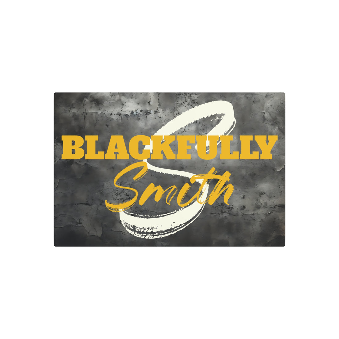 Black and gold graphic with 'BLACKFULLY Smith' text on a dark background